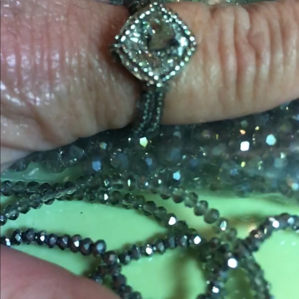 “Thunderstorm “ beaded Ring - Picture 3 of 7